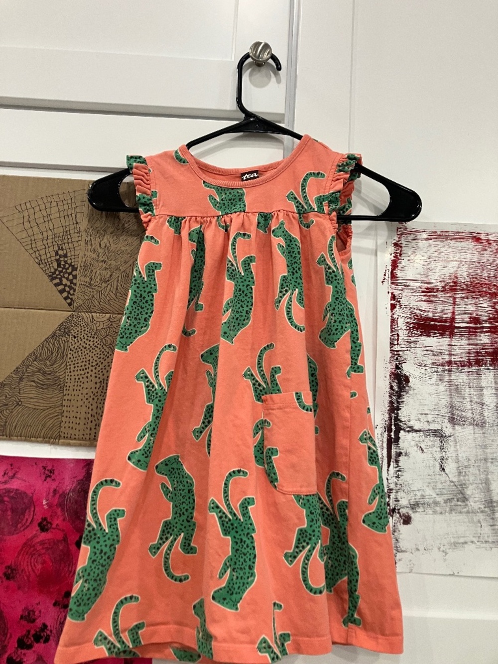 TEA collection dress, little girl size 6